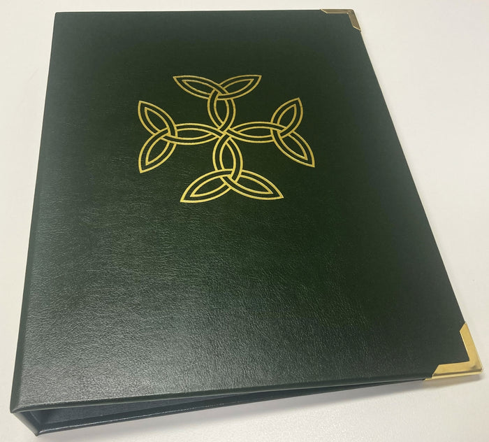 Liturgy Celebration Folder Celtic Cross, Green colour