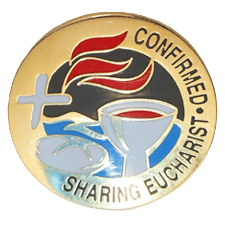Medal and Pin Combined Confirmation and First Communion