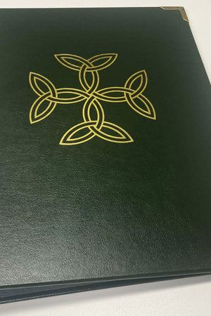 Liturgy Celebration Folder Celtic Cross, Green colour