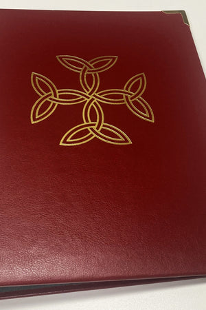 Liturgy Celebration Folder Celtic Cross, Red Colour