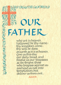 RCIA Our Father Certificate – Liturgy Brisbane