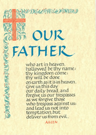 RCIA Our Father Certificate - Liturgy Brisbane
