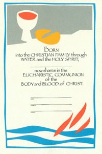 First Communion Certificate - Liturgy Brisbane